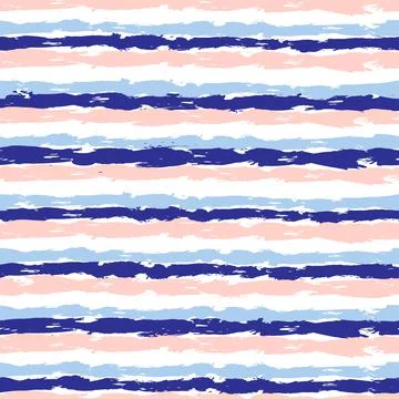 Paint strokes drawn in multi-colored lines. Striped seamless background. Stockillustratie