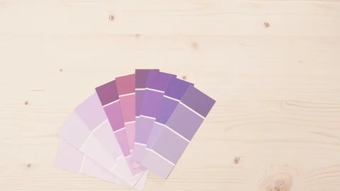 Paint Swatches With Purple Paint Sample Stock Video Pond5   Paint Swatches Purple Paint Sample Footage 085575663 Iconl 