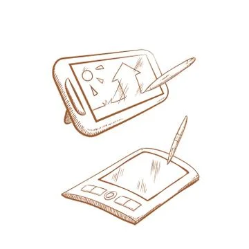 Paint tablets Stock Illustration