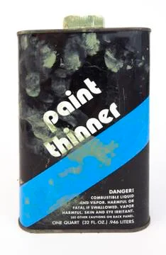 Paint thinner can 写真素材