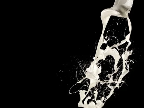 Paint Throw [05-15] - Glaze Multicolor Moisture Varnish Liquid Water Stock Footage 92899559