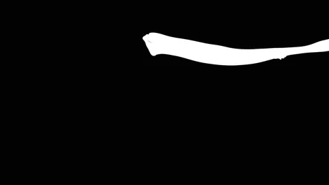 Paint Throws in Alpha Channel - Natural Disorder Stock-Footage 152853370