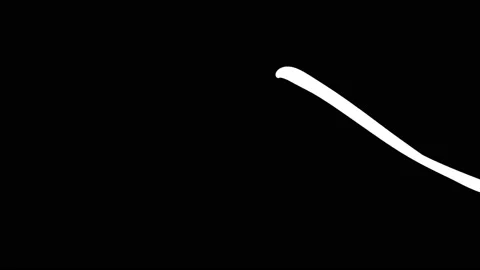 Paint Throws in Alpha Channel - Not A Great Story Video stock 152853588