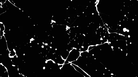 Paint Throws in Alpha Channel - Other Paints Stock Footage 152853384