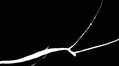 Paint Throws in Alpha Channel - Paint Breach Stock-Footage 152853313