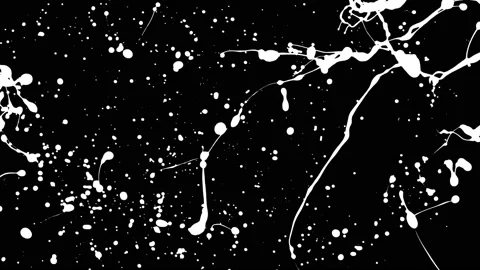 Paint Throws in Alpha Channel - Paint Flop Stock-Footage 152853335