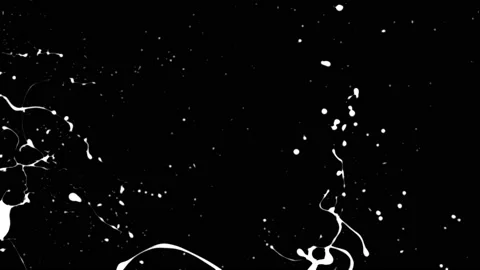 Paint Throws in Alpha Channel - Paint Justification Stock-Footage 152853403