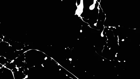 Paint Throws in Alpha Channel - Paint Inquisition Stock-Footage 152853549