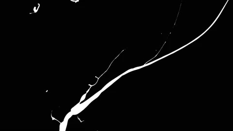 Paint Throws in Alpha Channel - Painted Compatibility Stock-Footage 152853554