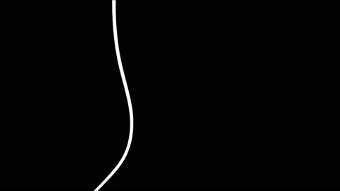 Paint Throws in Alpha Channel - String Of Paint Stock Footage 152853437