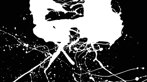 Paint Throws in Alpha Mode - Carefree Paint 스톡 동영상 152852787