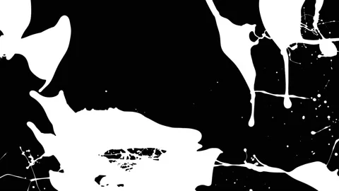 Paint Throws in Alpha Mode - Doubtful Painter Stock Footage 152852801