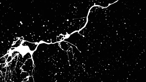 Paint Throws in Alpha Mode - The Extra Mile Stock Footage 152853672