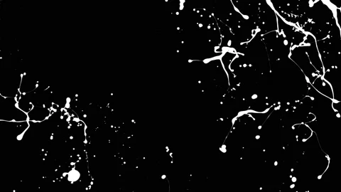 Paint Throws in Alpha Mode - Paint Greeting Stock-Footage 152852683