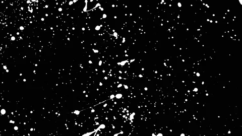 Paint Throws in Alpha Mode - Paint Fling Stock Footage 152852737