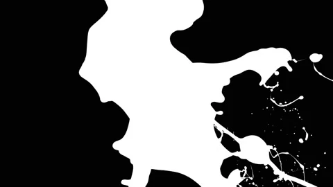 Paint Throws in Alpha Mode - Paint Regalis Stock Footage 152852746