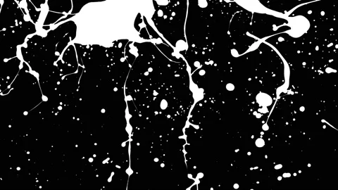 Paint Throws in Alpha Mode - Paint Loss Stock-Footage 152852989