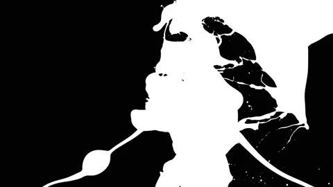 Paint Throws in Alpha Mode - Paint Keel Stock-Footage 152853051