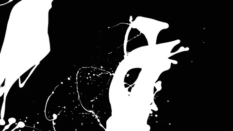 Paint Throws in Alpha Mode - Paint High Stock Footage 152853095