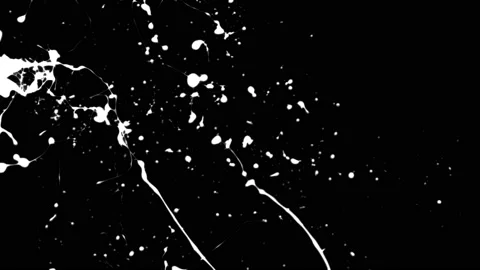 Paint Throws in Alpha Mode - Paint Imposition Stock-Footage 152853149