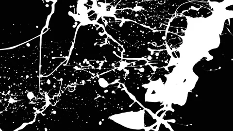 Paint Throws in Alpha Mode - Paint Dread Video stock 152853201