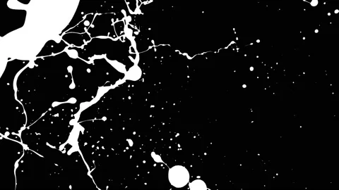 Paint Throws in Alpha Mode - Paint Grievance Stock Footage 152853657