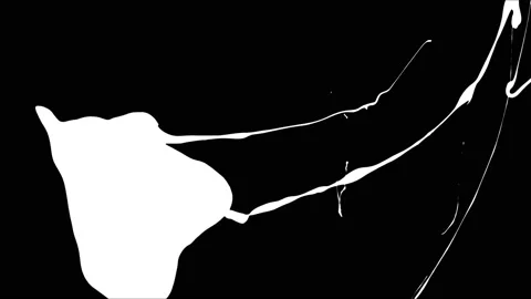 Paint Throws in Alpha Mode - Story Lies Stock Footage 152853140