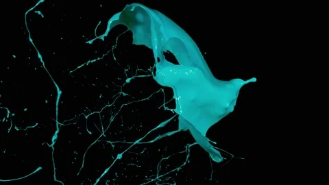 Paint Throws - Careless Throw Stock Footage 152853395