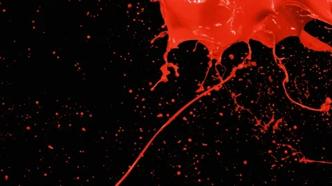 Paint Throws - Flinging Paint Stock Footage 152853121