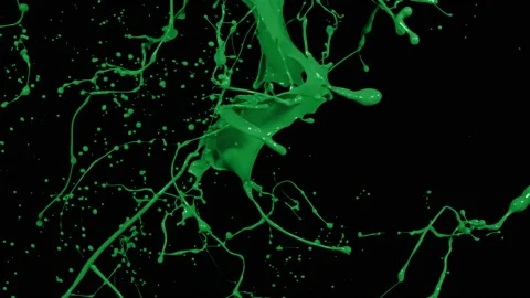 Paint Throws - Great Paint Stock Footage 152852778