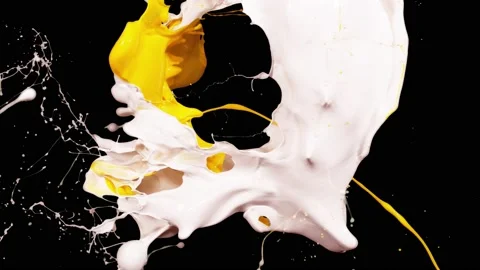 Paint Throws - Lost Paint Stock Footage 152852873