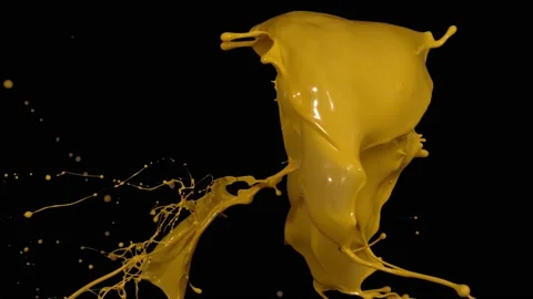 Paint Throws - Paint Behavior Vídeo Stock 152853134