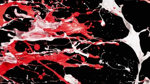 Paint Throws - Paint Control Stock Footage 152852753