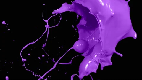 Paint Throws - Paint Deliberation Video stock 152852879