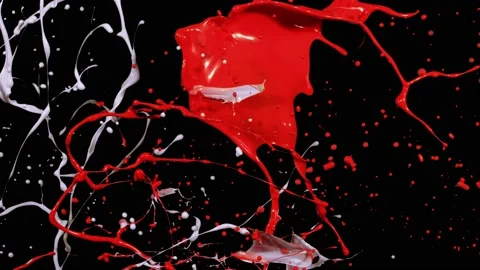 Paint Throws - Paint Elevate Video stock 152852726