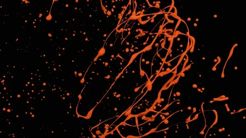 Paint Throws - Paint Everlasting Stock Footage 152853166