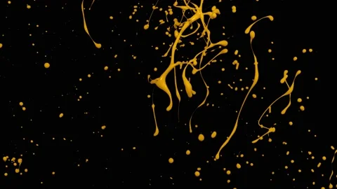 Paint Throws - Paint Exuberance Stock Footage 152852662