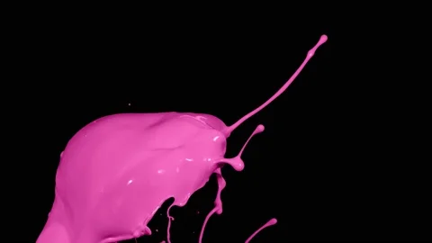 Paint Throws - Paint Faint Stock Footage 152853340