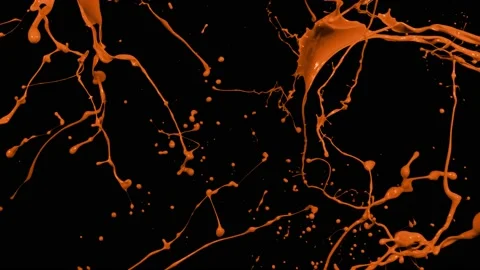 Paint Throws - Paint Fuss Stock Footage 152853522