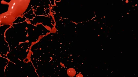 Paint Throws - Paint Grief Stock Footage 152853593