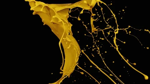 Paint Throws - Paint Help Stock Footage 152853184