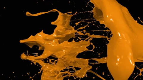 Paint Throws - Paint Hint Stock Footage 152852774