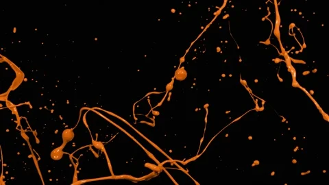 Paint Throws - Paint Hue Stock Footage 152853579