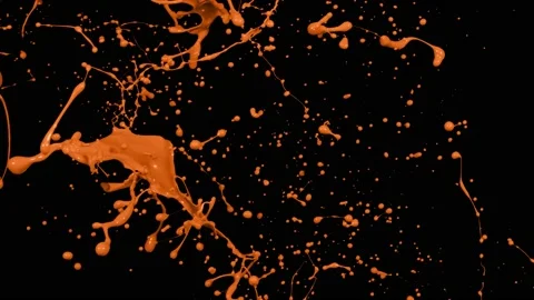 Paint Throws - Paint Implication Stock-Footage 152853249