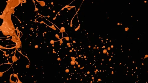 Paint Throws - Paint Indication Stock-Footage 152853609