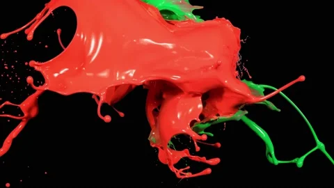 Paint Throws - Paint Karma Stock-Footage 152852833