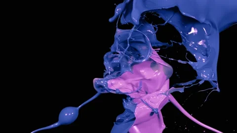 Paint Throws - Paint Keel Stock Footage 152853054