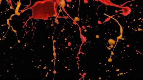 Paint Throws - Paint Loss Stock Footage 152852988