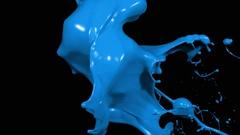 Paint Throws - Paint Regalis Stock Footage 152852749