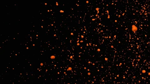 Paint Throws - Paint Resemblance Stock Footage 152853416